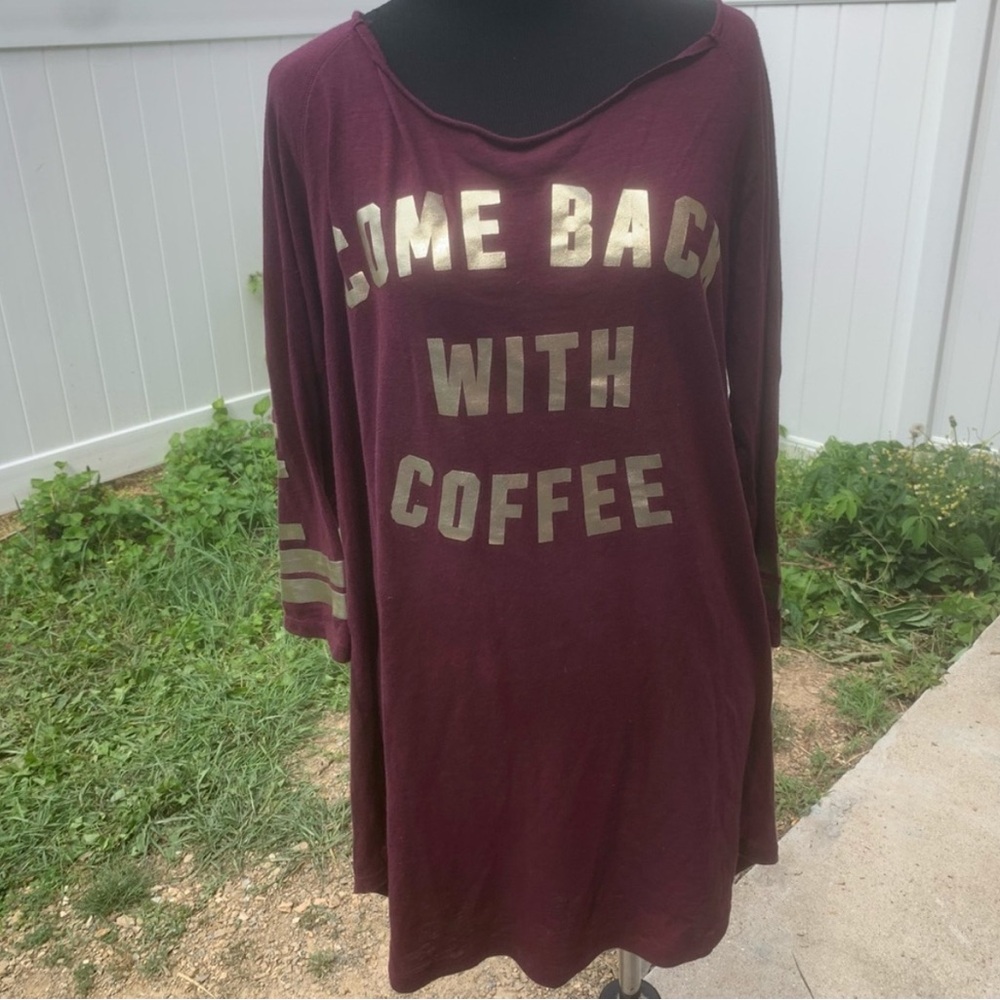 Victoria’s Secret Maroon sz. M coffee nightgown nightie